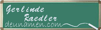 Gerlinde Raedler Visitenkarte